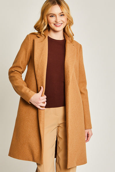 camel soft fleece coat long pockets jacket womens fall neutral tan brown simple modern chic Modern smart causal female chic effortless outfit womens ladies gift elegant effortless clothing everyday stylish clothes apparel outfits chic winter fall autumn professional style women’s boutique trendy teacher office cute outfit boutique clothes fashion quality work from home neutral wardrobe essential basics lounge athleisure gift for her
