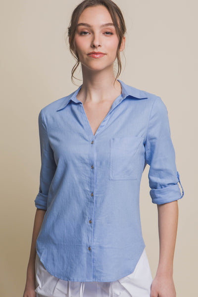 Leyden Linen Blend Shirt