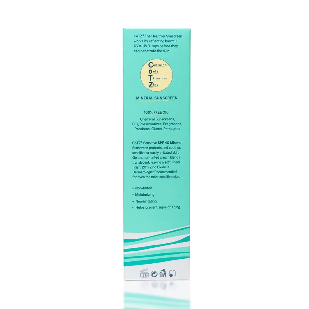 COTZ Sensitive Mineral Sunscreen