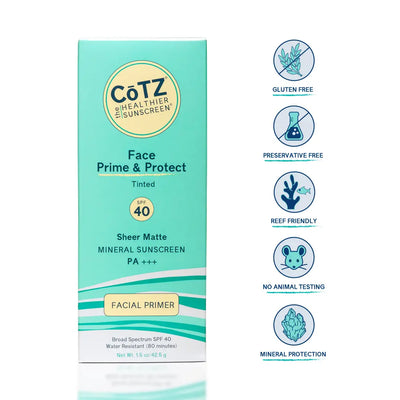 COTZ Face Prime + Protect Mineral Sunscreen