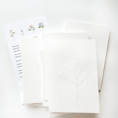 Flower Watercolor Cards