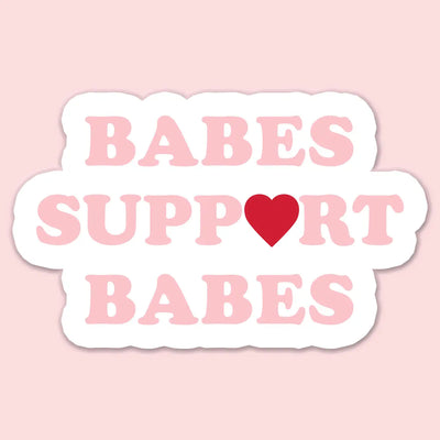 babes support babes sticker pink waterproof cute gift for friend women support women small woman-owned business Modern smart causal female chic effortless outfit womens ladies gift elegant effortless clothing everyday stylish clothes apparel outfits chic winter summer style women’s boutique trendy teacher office cute outfit boutique clothes fashion quality work from home coastal beachy lounge athleisure gift for her midsize curvy sizes 