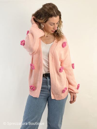 3d flower knit cardigan sweater pink cute casual everyday teacher funky unique work mom everyday spring Modern smart causal female chic effortless outfit womens ladies gift elegant effortless clothing everyday stylish clothes apparel outfits chic winter fall autumn professional style women’s boutique trendy teacher office cute outfit boutique clothes fashion quality work from home neutral wardrobe essential basics lounge athleisure gift for her