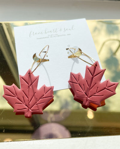 Maple Leaf Earrings