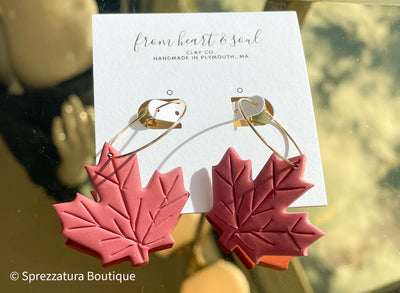 Maple Leaf Earrings