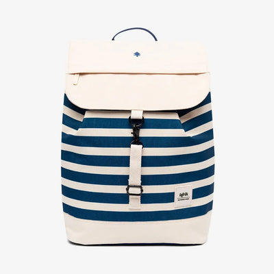Navy cream striped nautical preppy backpack sustainable recycled materials storage organization laptop pocket simple chic everyday casual Modern smart causal female chic effortless outfit womens ladies gift elegant effortless clothing everyday stylish clothes apparel outfits chic winter fall autumn professional style women’s boutique trendy teacher office cute outfit boutique clothes fashion quality work from home neutral wardrobe essential basics lounge athleisure gift for her