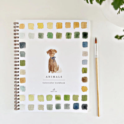 Watercolor Workbook: Animals