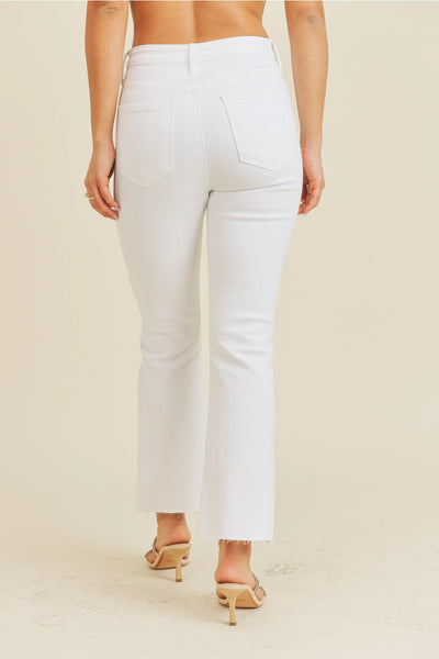 Gigi Raw Hem Flare Jeans