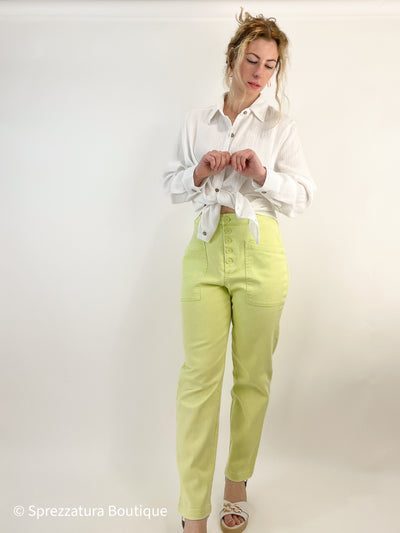 Lime acid wash straight leg pants trousers pockets womens style spring summer bright pants fun funky Modern smart causal female chic effortless outfit womens ladies gift elegant effortless clothing everyday stylish clothes apparel outfits chic winter spring style women’s boutique trendy teacher office cute outfit boutique clothes fashion quality work from home lounge athleisure gift for her quality 