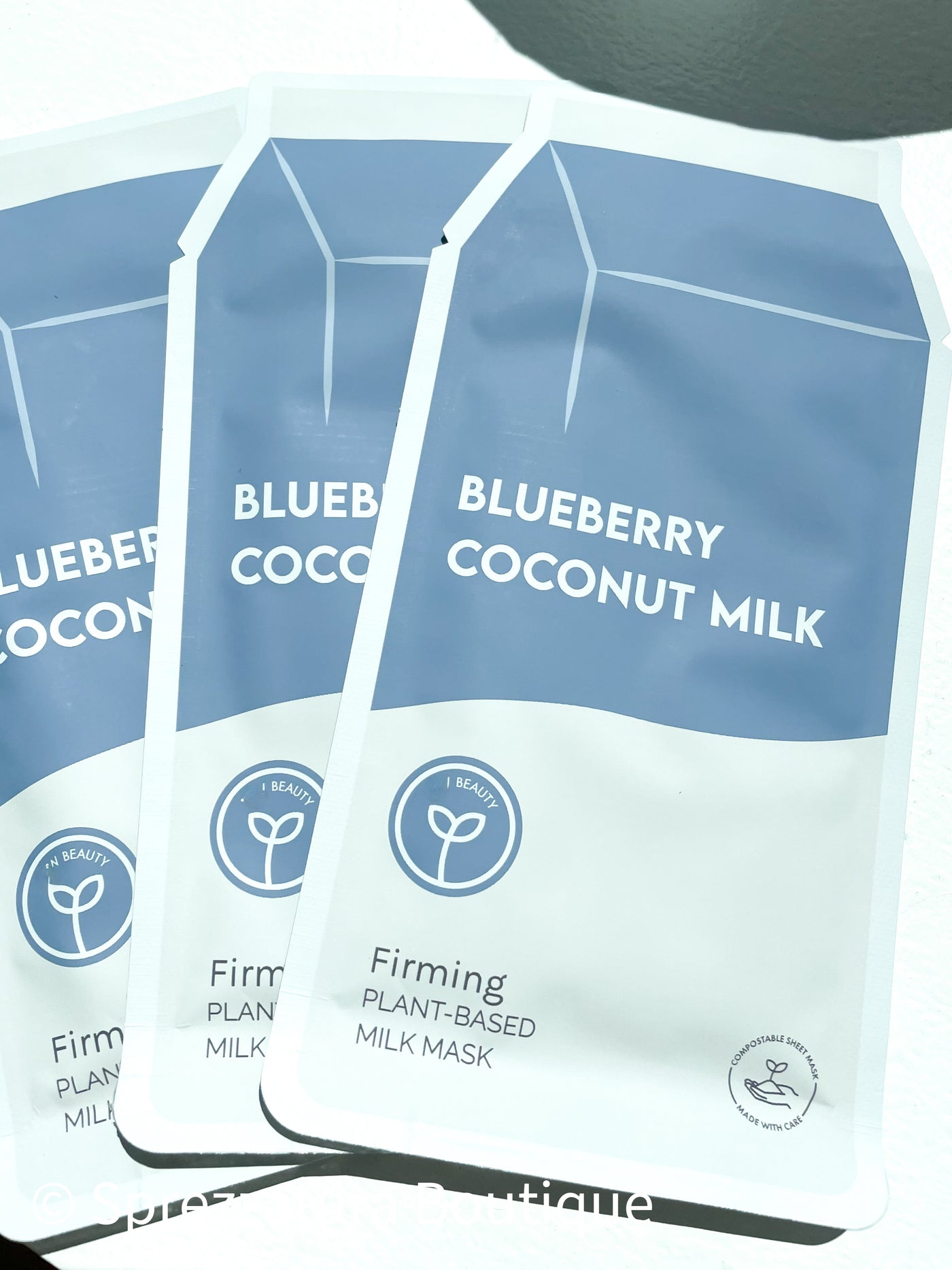 Vegan blueberry coconut milk firming sheet mask treat yourself gift for her plant-based face mask. Modern smart causal female chic effortless outfit womens ladies gift elegant effortless clothing clothes apparel outfits chic summer style women’s boutique trendy cute outfit midsize curvy sizes