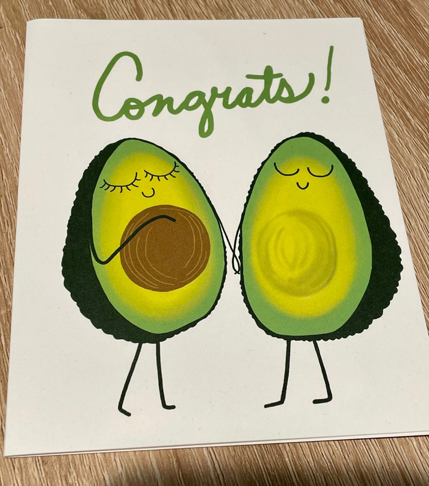 Congrats! Avocado Card For Expecting Parents