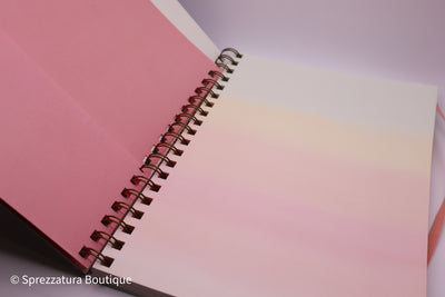 Ombre pastel journal. Gift for her