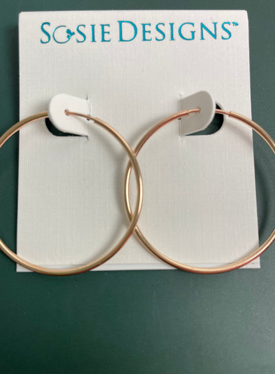 Rose gold thin hoops. Rose gold filled